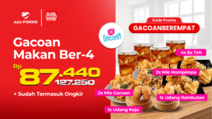 GACOAN PAKET BEREMPAT