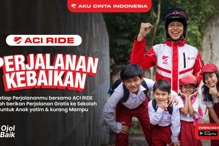 Ojek Online ACI antar jemput anak gratis