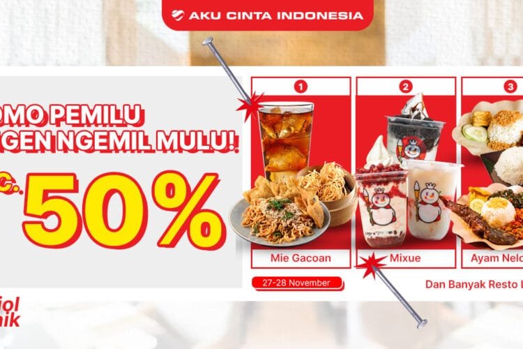 promo pemilu ACI Food, makanan serba murah