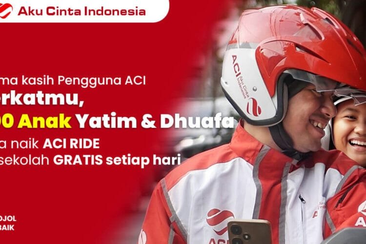 Program Ojek Online ACI Antar Anak Yatim dan Dhuafa Gratis