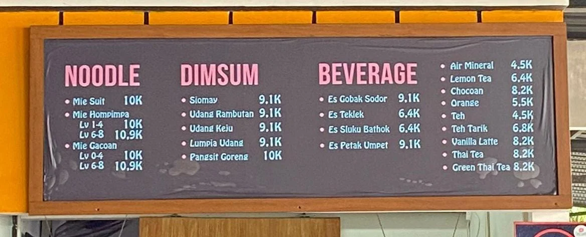 menu gacoan 2025