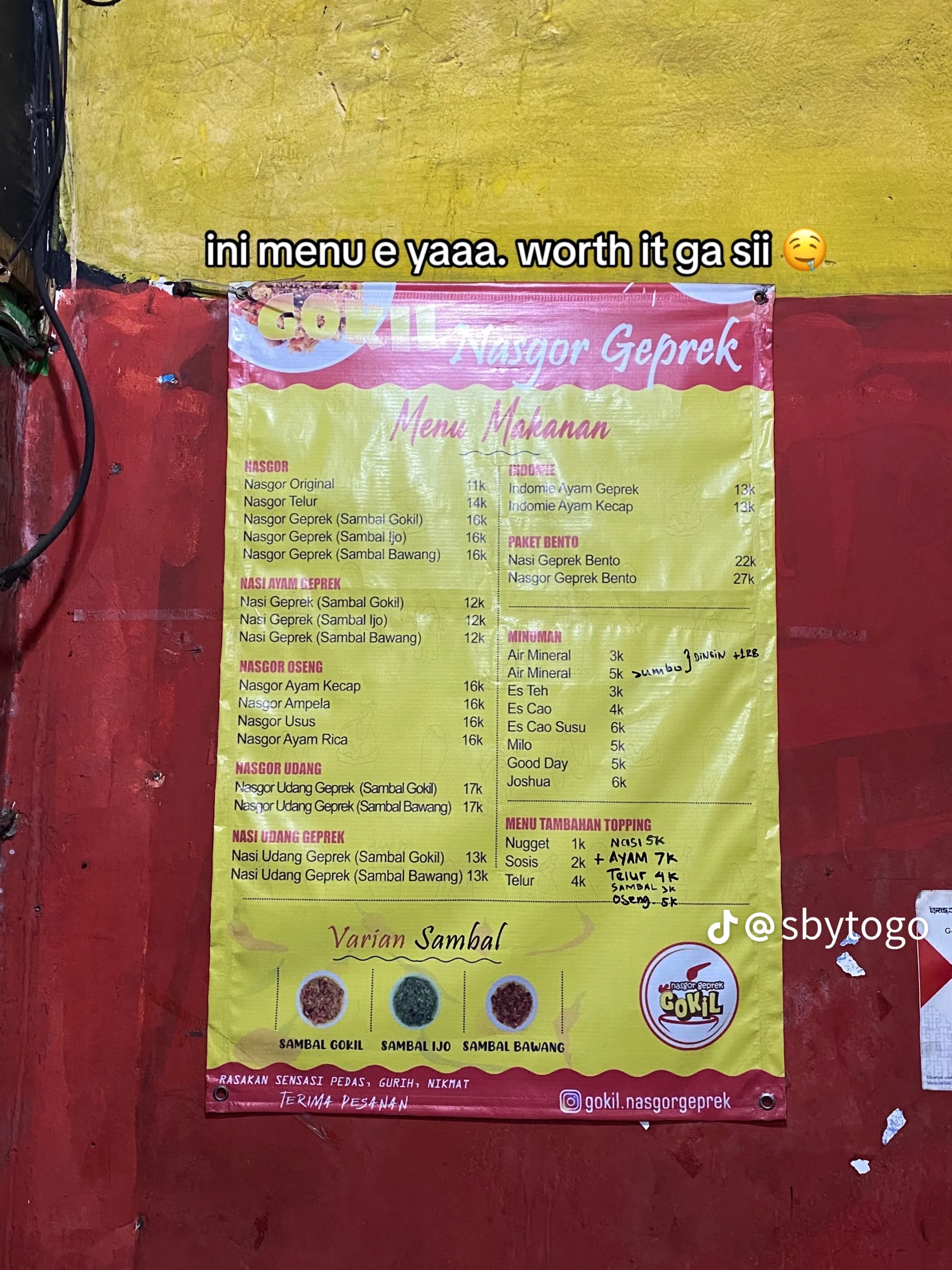 Gokil Nasgor Geprek