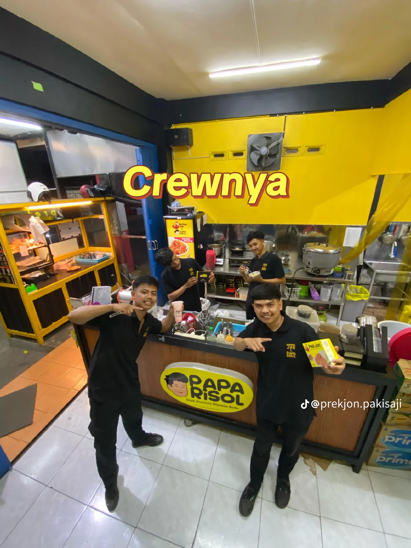 Geprek Jon x Papa Risol