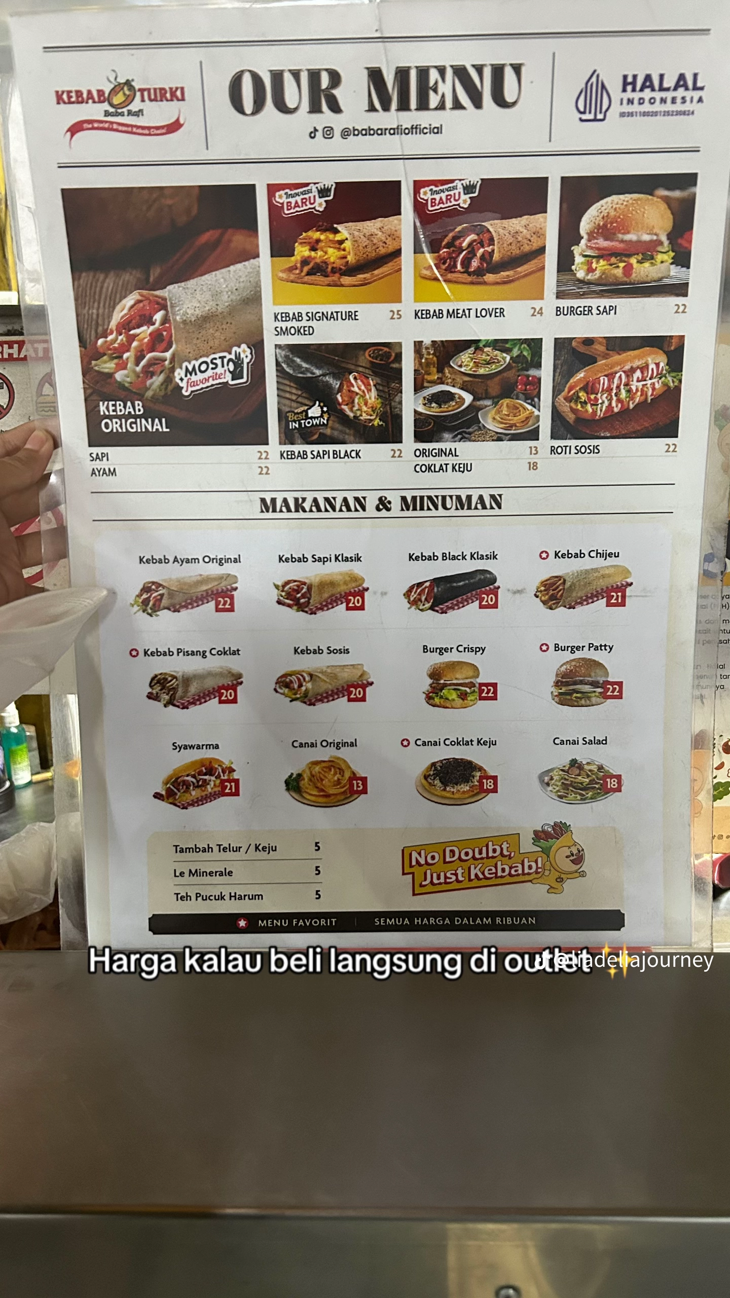 Kebab Baba Rafi Terdekat