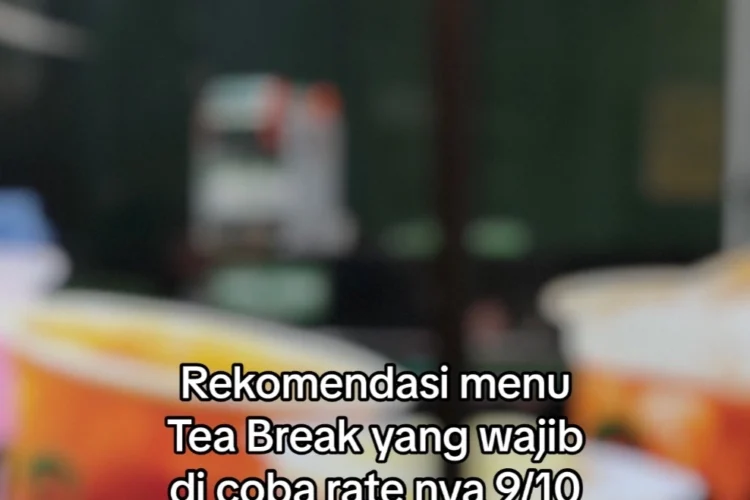Tea Break Menu