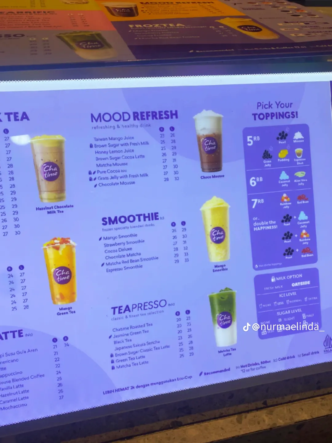 Harga Chatime