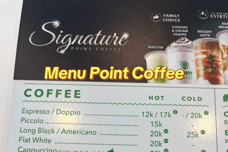 Harga Point Coffee