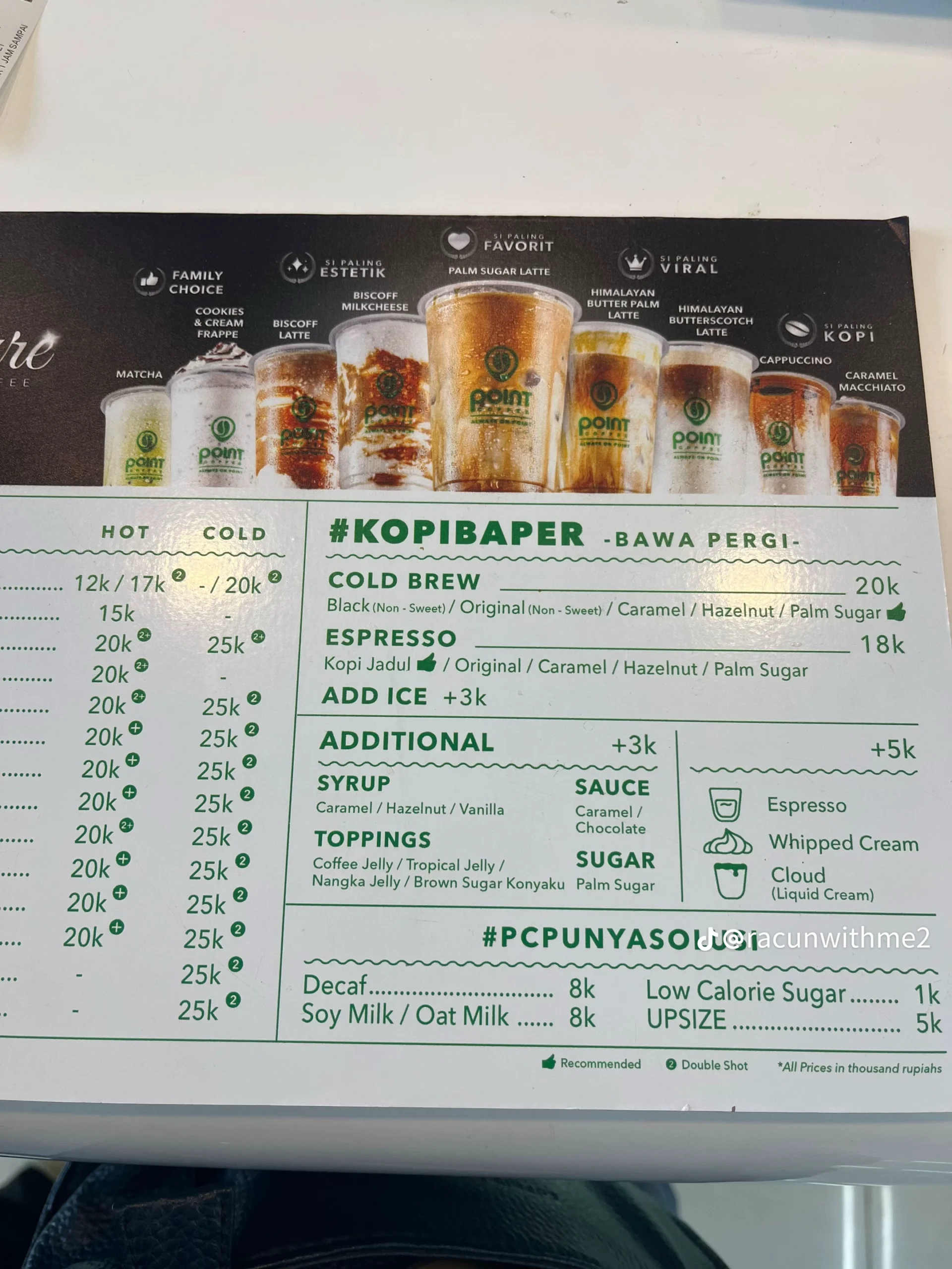 Harga Point Coffee