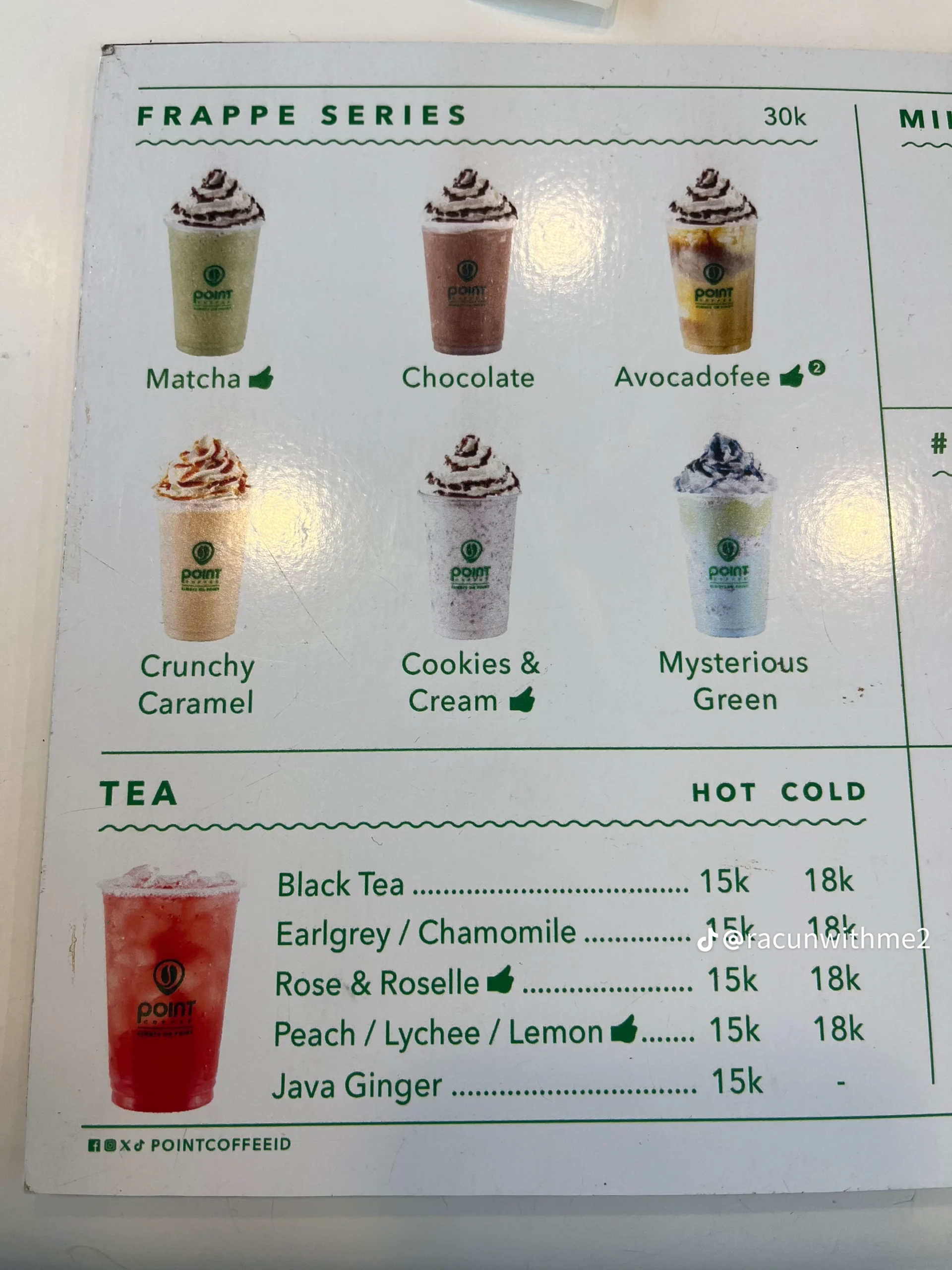 Harga Point Coffee