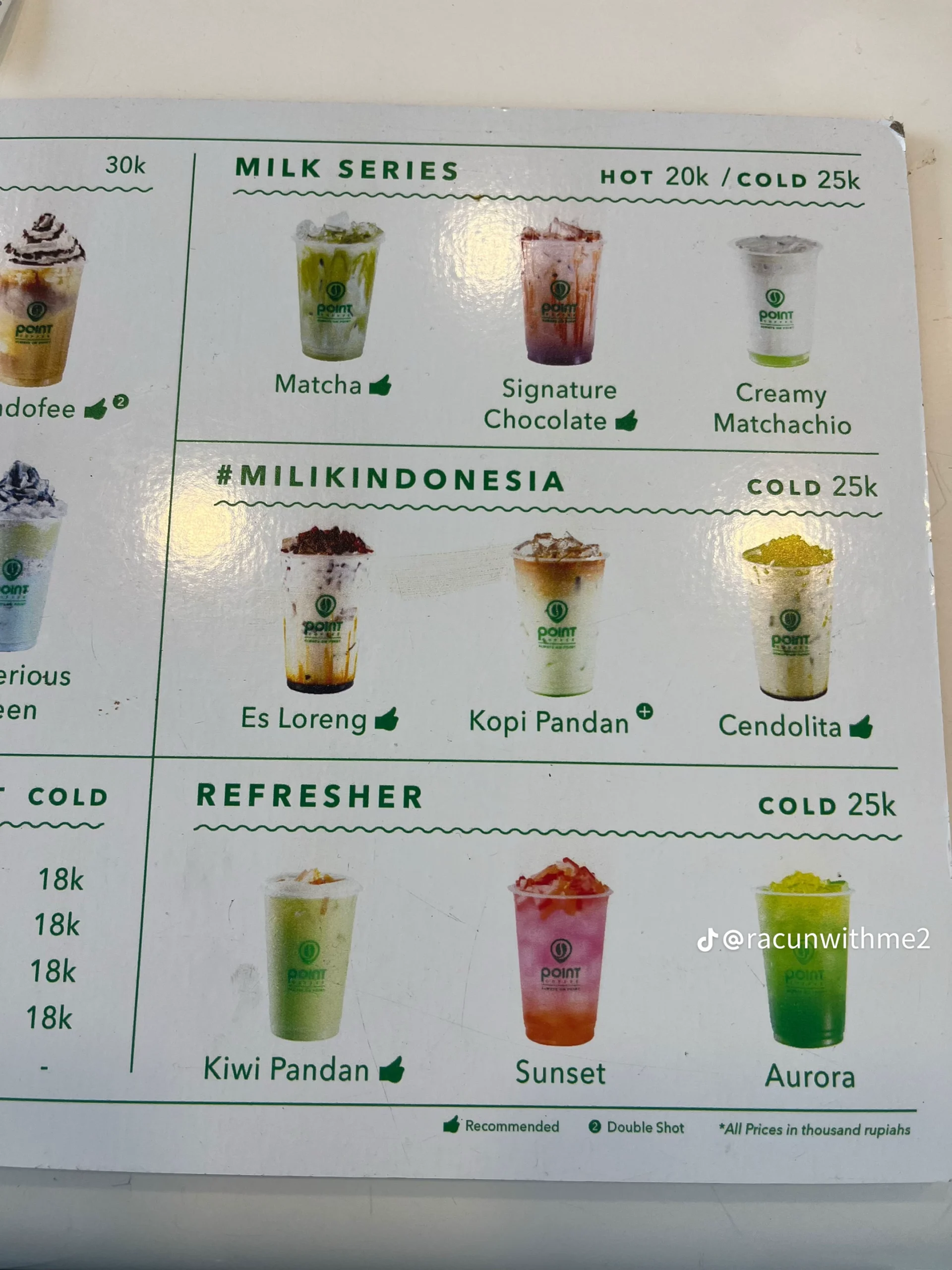 Harga Point Coffee