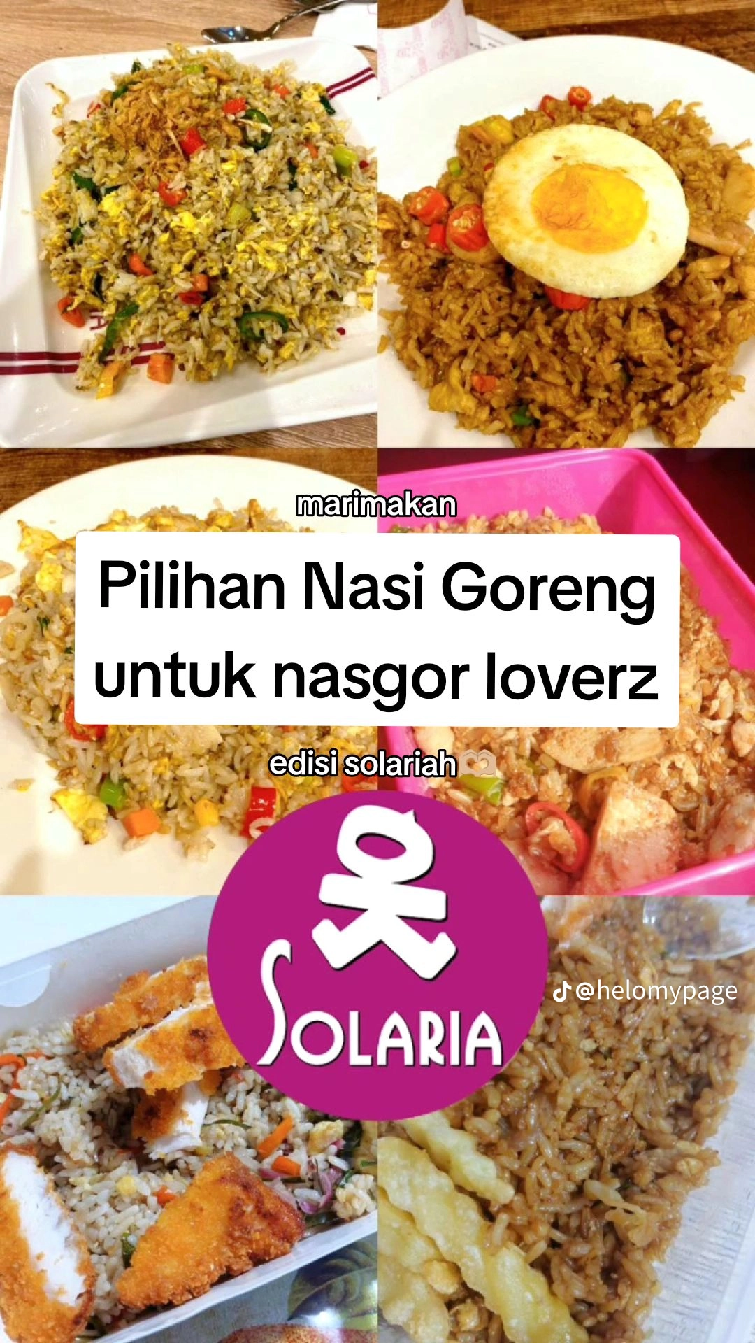 Harga Nasi Goreng Solaria
