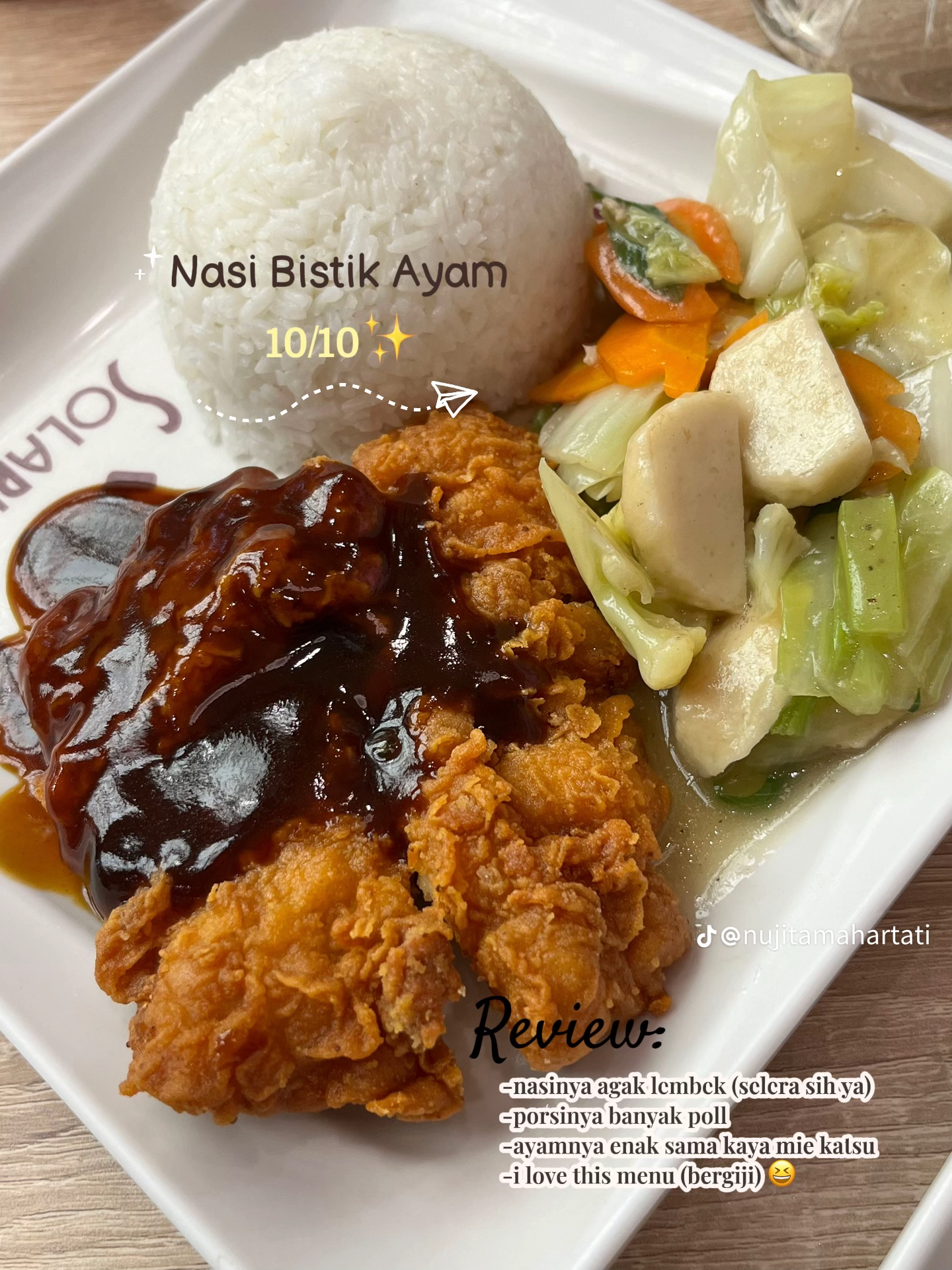 Nasi Bistik Ayam Solaria