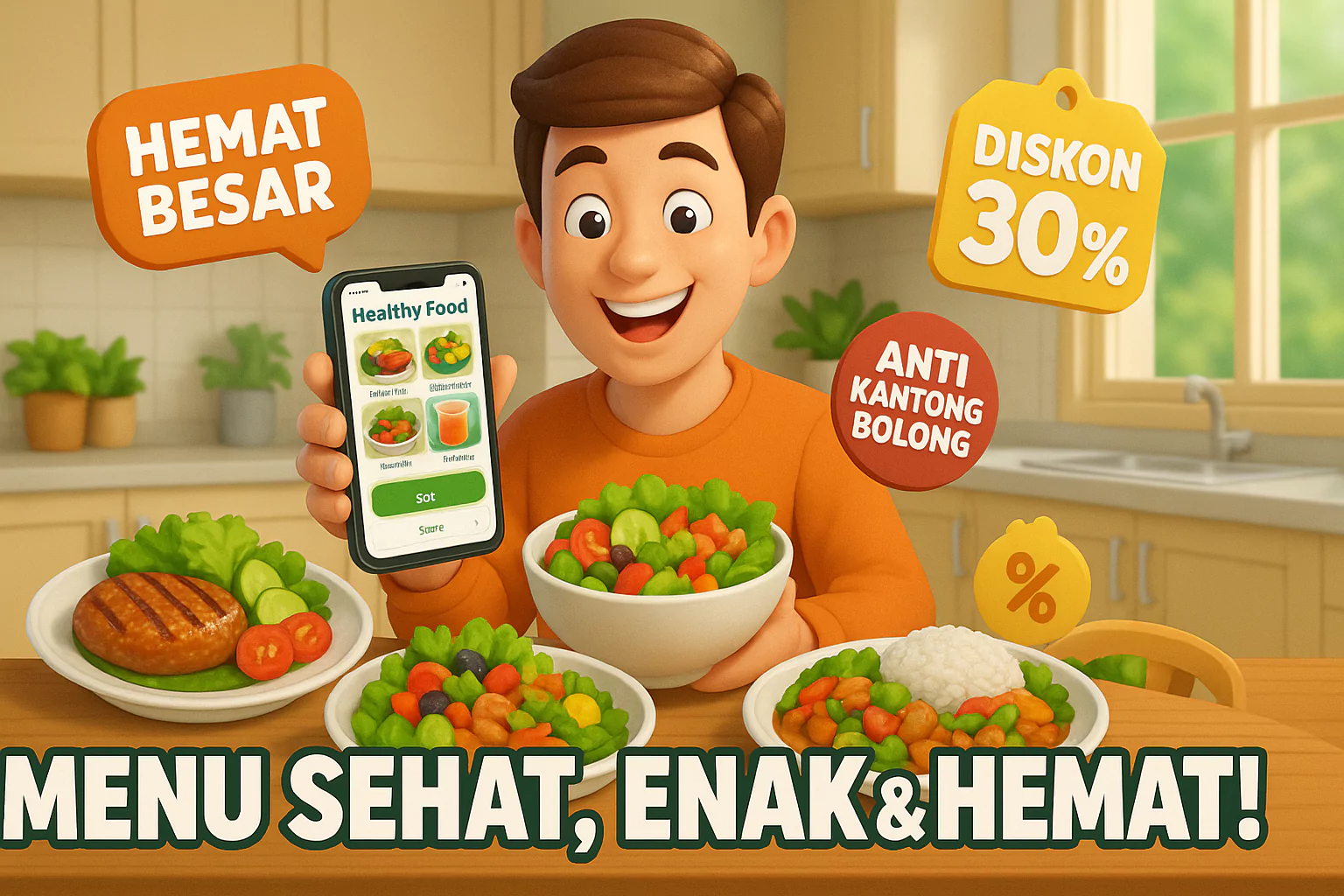 tips pilih menu makanan sehat di aci food