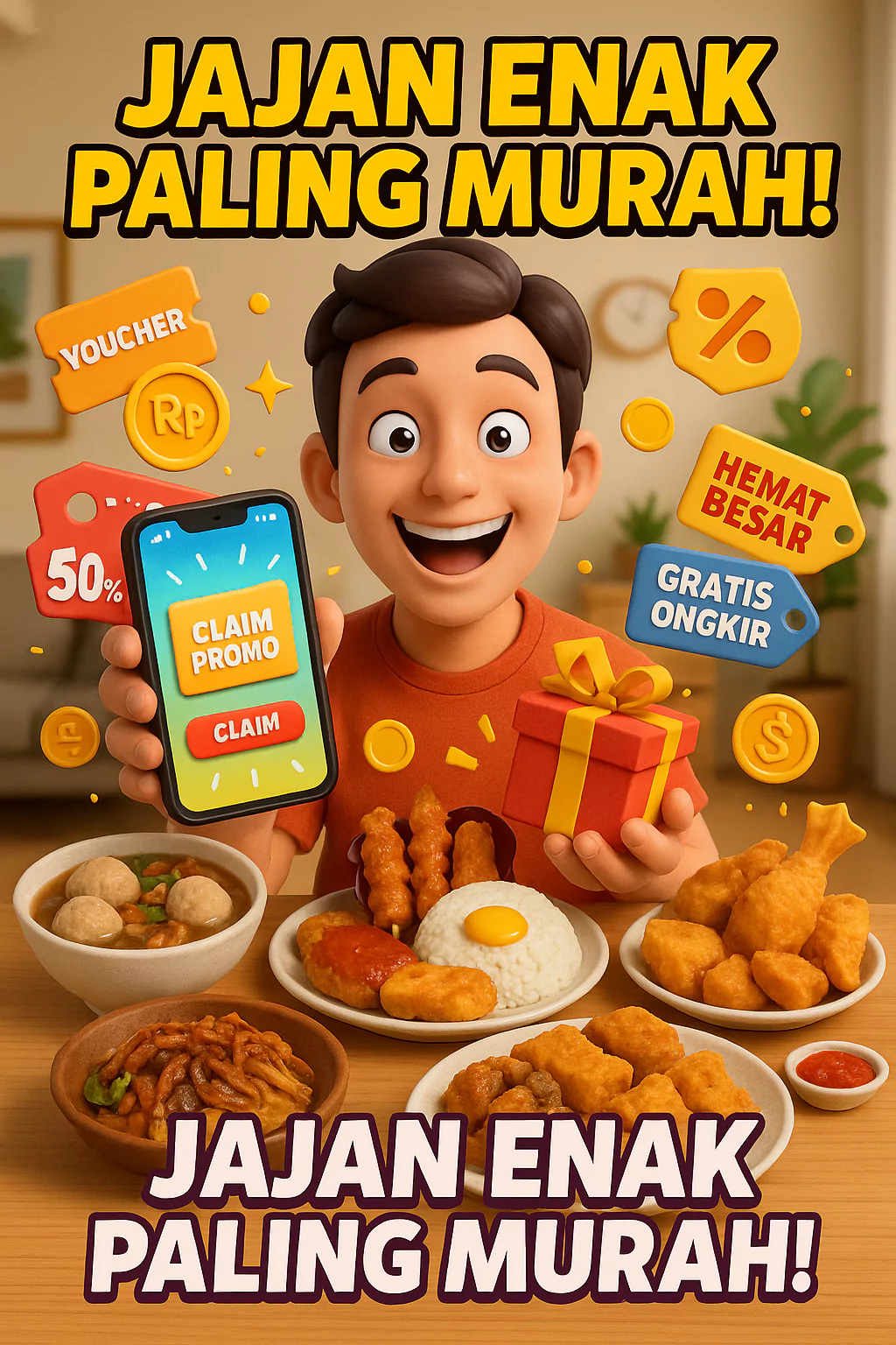 Cara klaim promo ojol ACI FOOD