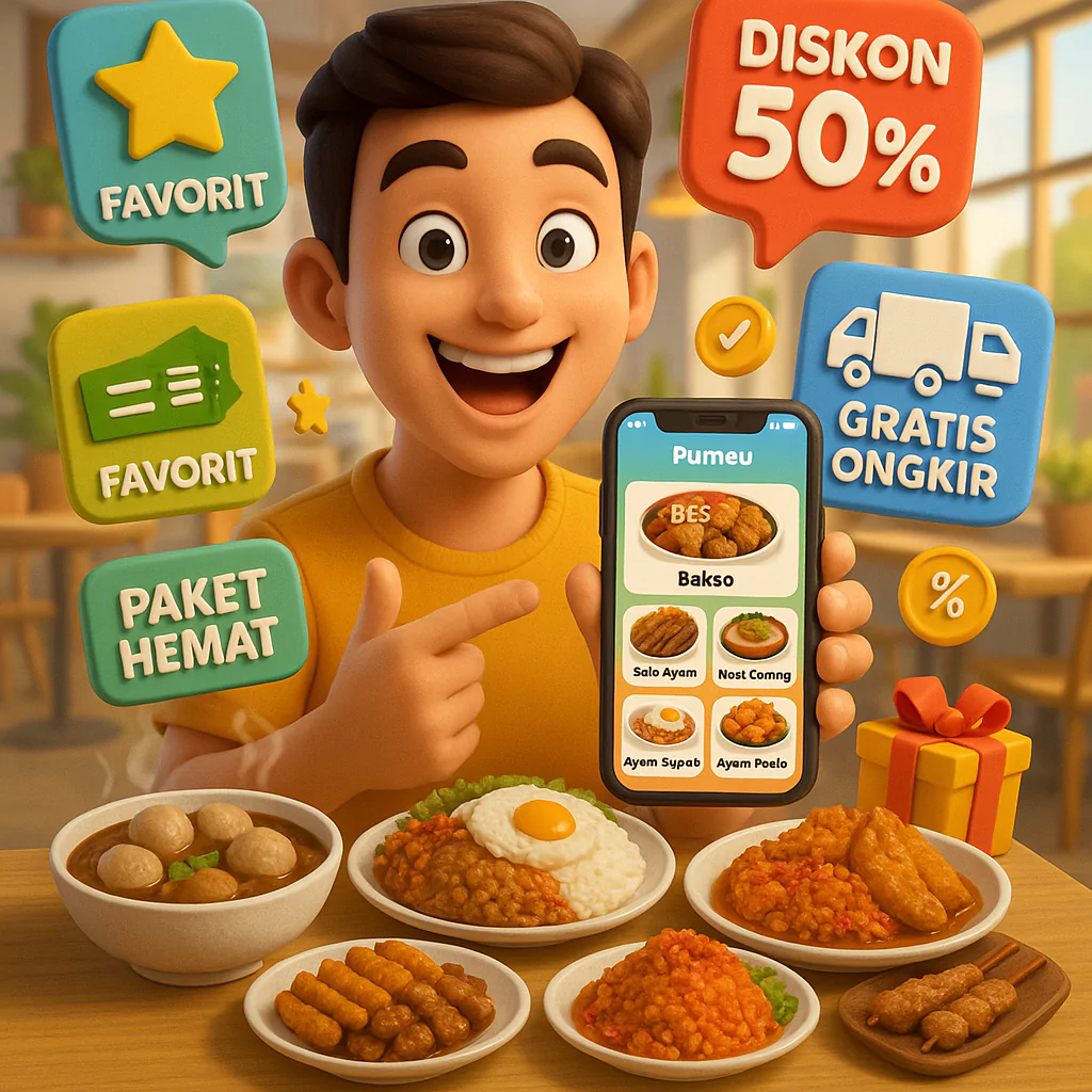Pesan makan online - Istilah menu populer di ACI FOOD