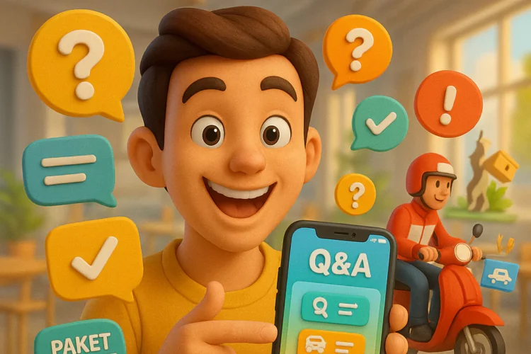 Cara pesan ojol - FAQ tentang pemesanan ACI FOOD