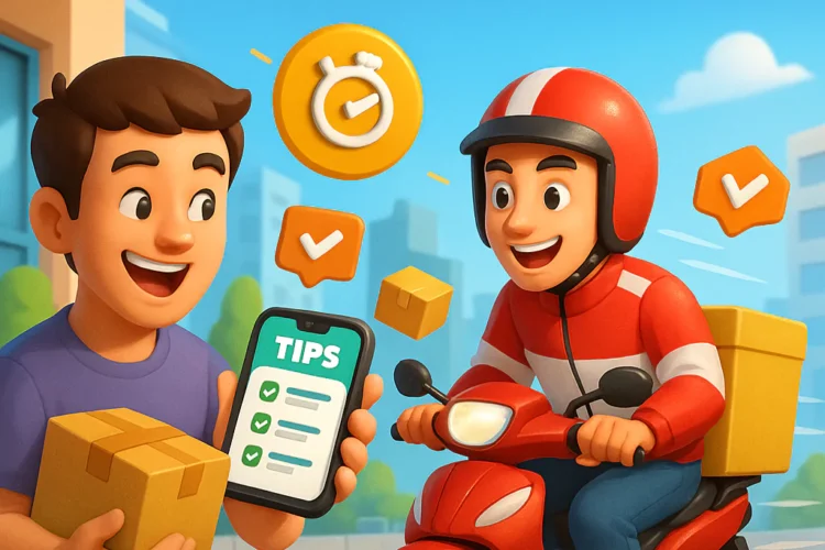 Driver ojol - Tips cepat antar paket ACI Kurir