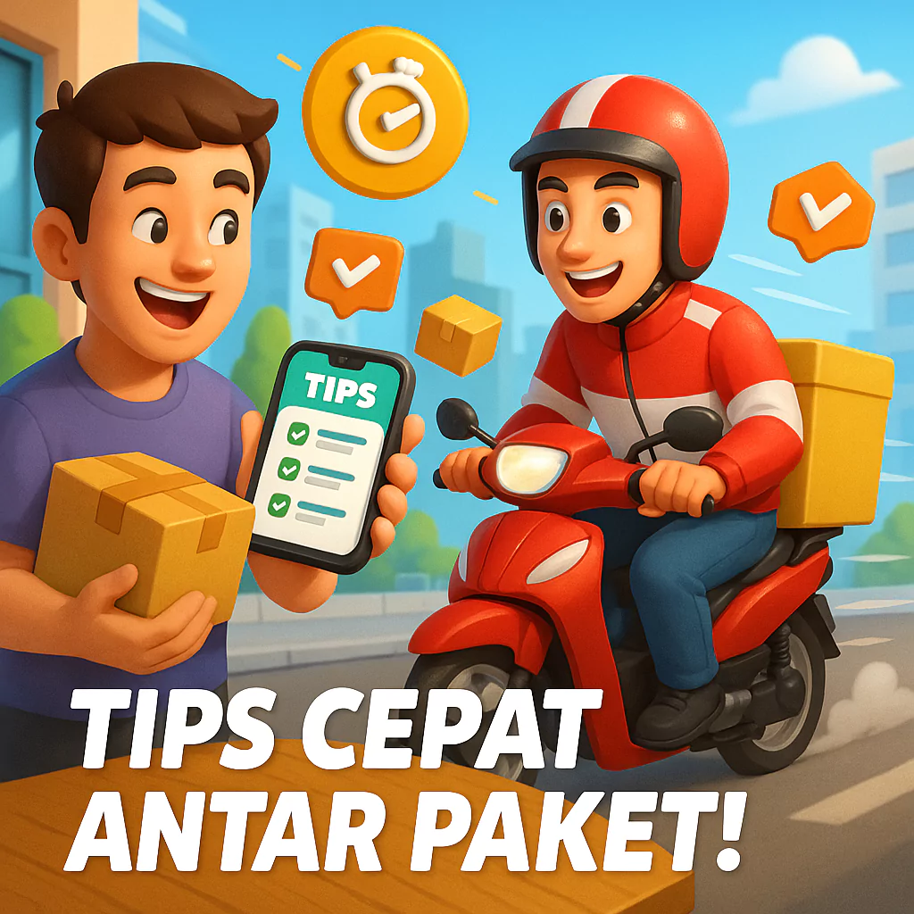 Driver ojol - Tips cepat antar paket ACI Kurir