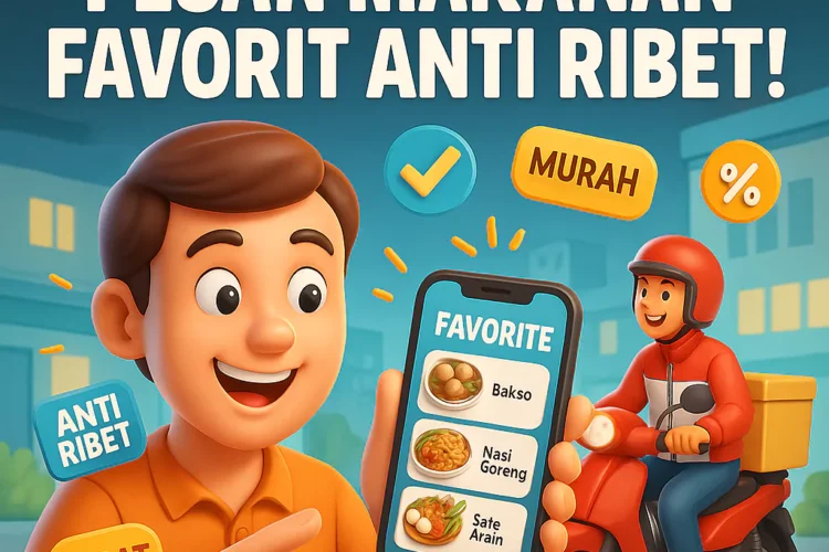 pesan makan online - cara pesan makanan favorit lewat ojol aci