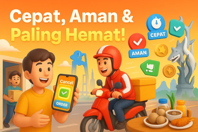 ACI Kurir antar paket Surabaya