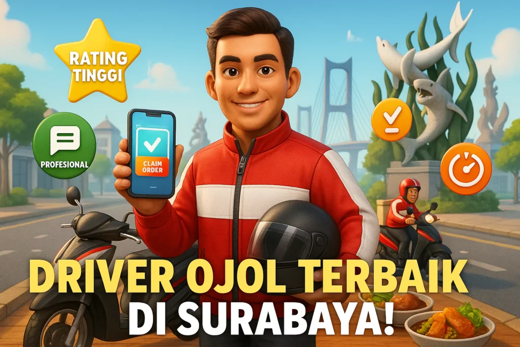 Driver Ojol ACI terbaik Surabaya