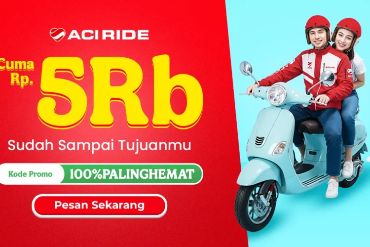 Promo Ojek Online 5 ribu - ACI RIDE