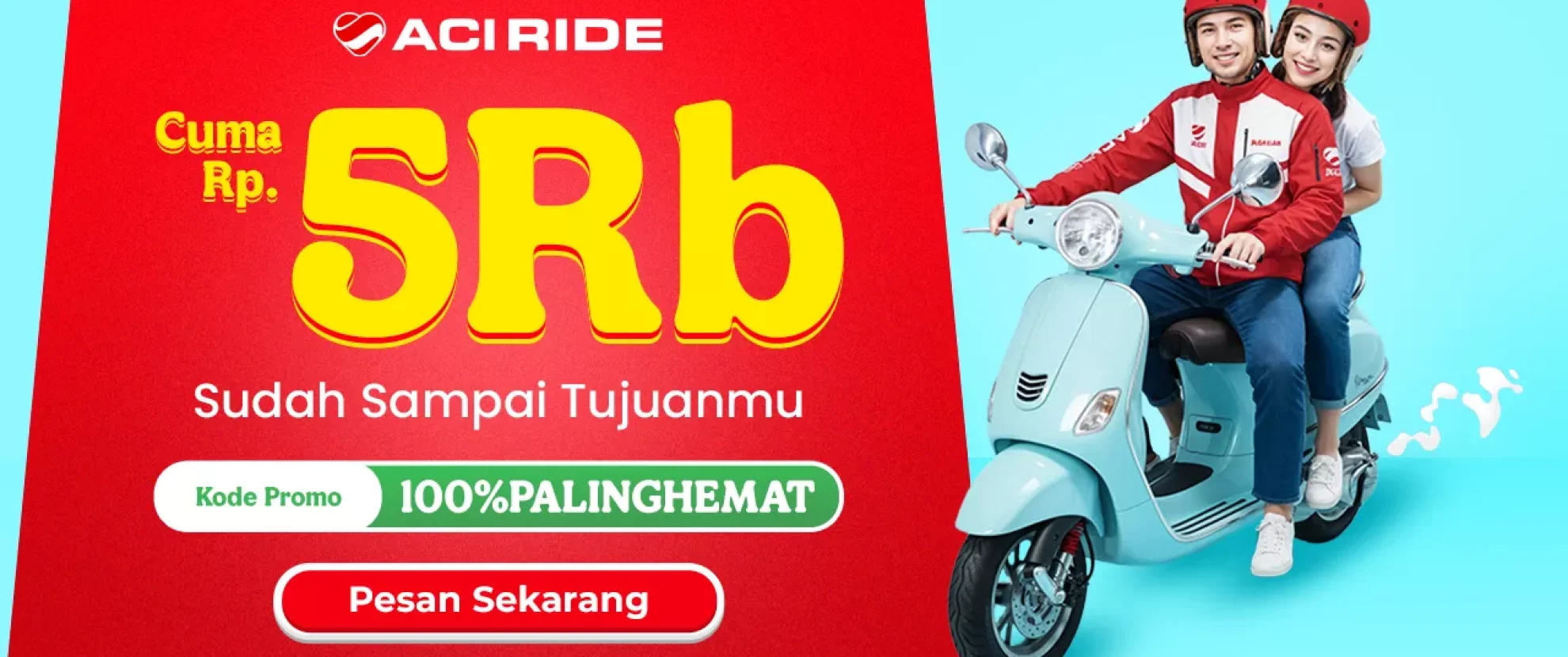 Promo Ojek Online 5 ribu - ACI RIDE