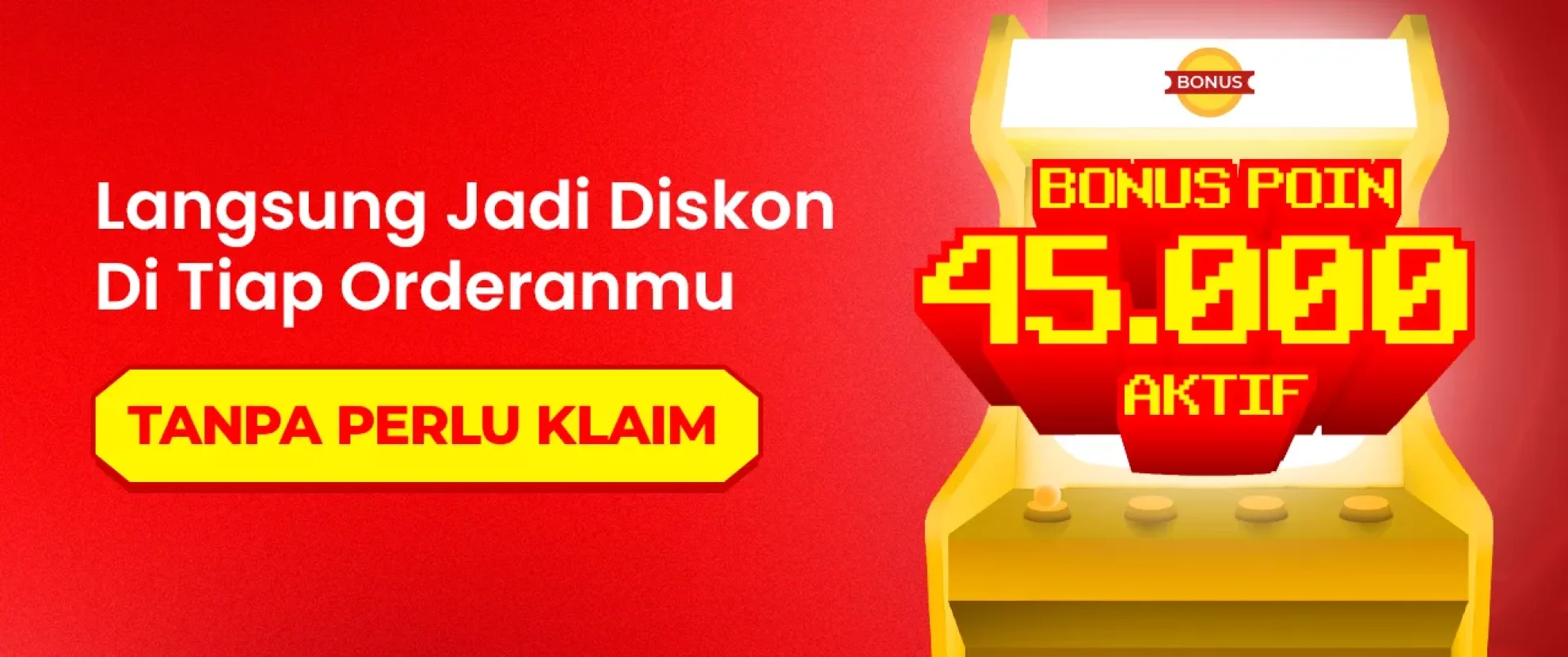 Bonus Poin 45ribu di Ojek Online ACI