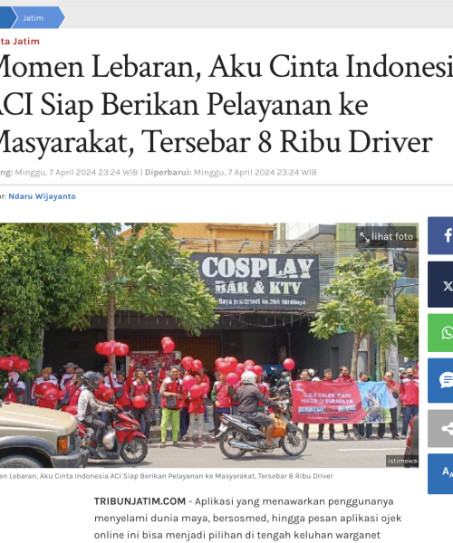 Tribun Jatim - ACI (Aku Cinta Indonesia)