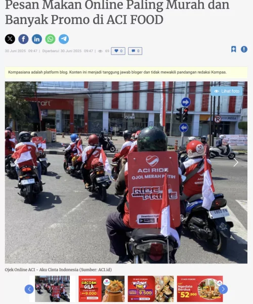 Kompasiana - ACI (Aku Cinta Indonesia)