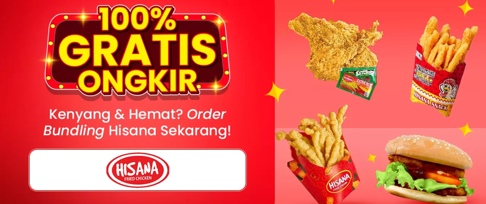 Promo Hisana di ACI FOOD 100% Gratis Ongkir - Pesan Makan Paling Murah